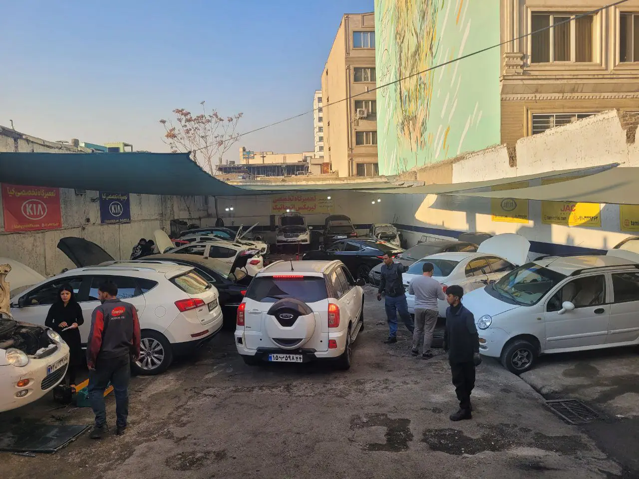 تعمیرگاه تخصصی خودرو های چینی همدان
